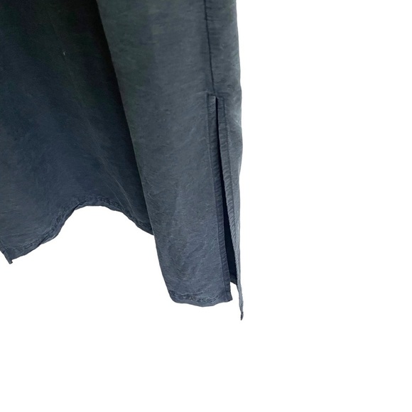 Linden HILL Vintage Silk Sleeveless Midi Maxi Dress Tie Waist Belt Black S - Picture 4 of 5